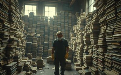 book hoarder cleanup Dayton