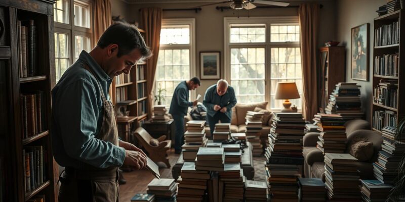 book hoarder cleanup Ohio