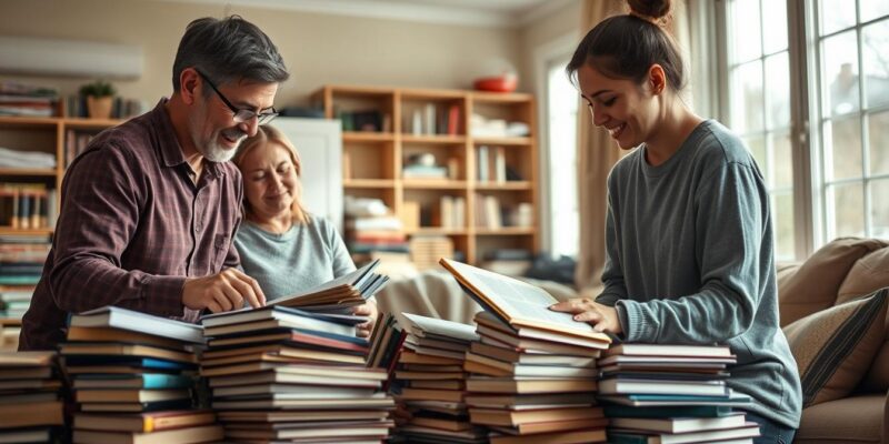 book hoarder cleanup Parma