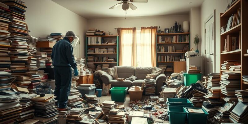 book professional hoarding cleanup