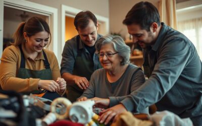 book professional hoarding cleanup Akron