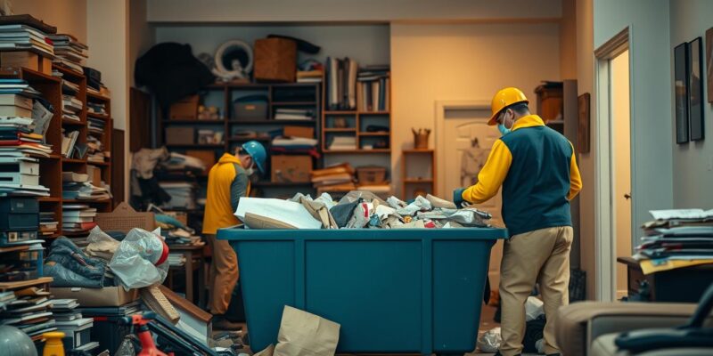 book professional hoarding cleanup Hamilton