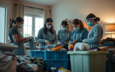 book professional hoarding cleanup Lorain