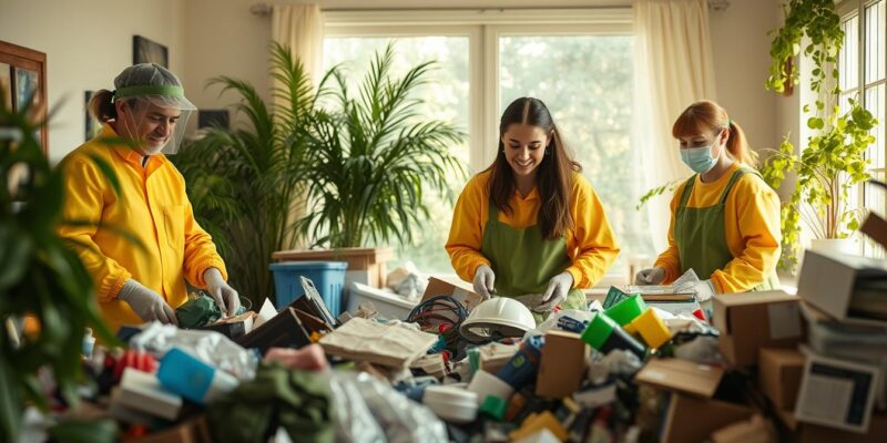eco-friendly hoarding cleanup Cleveland