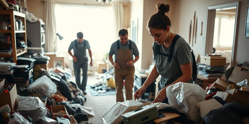 professional hoarder cleanup Toledo